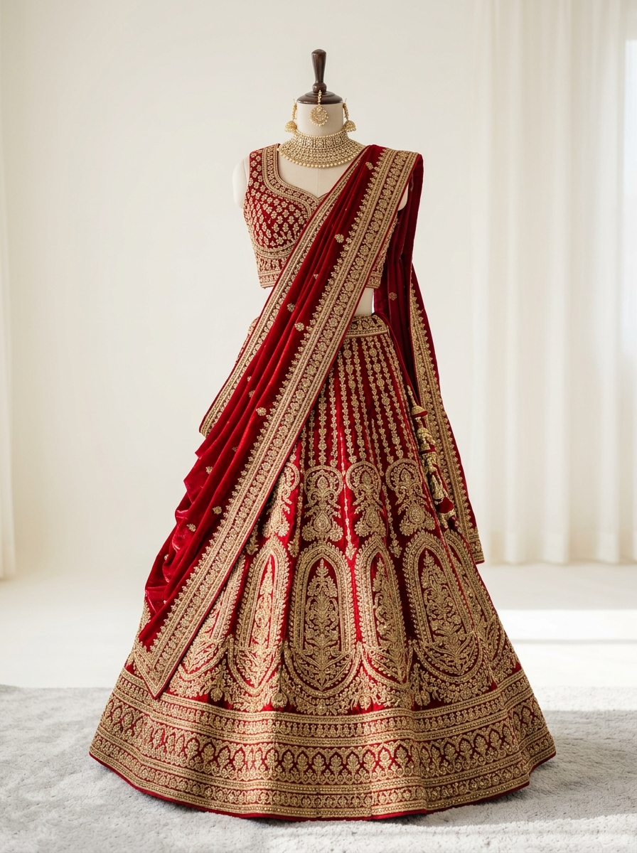 Bridal Lehenga Saree