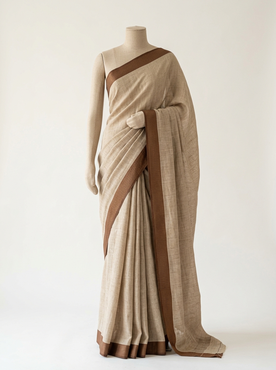 Earthy Linen Weave