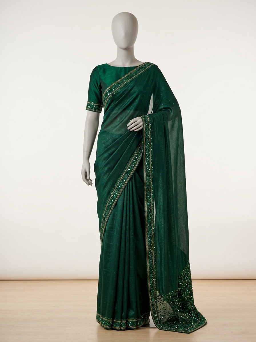 Emerald Party Saree